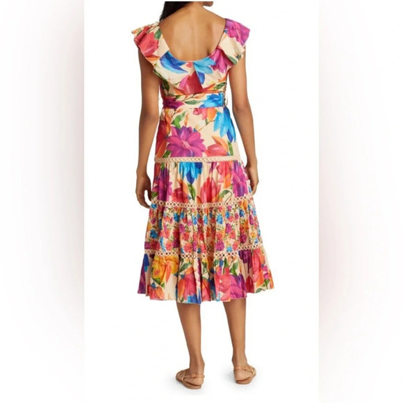 Farm RioMary’s Gardener Off-White Floral MaxiDress - Picture 3 of 9